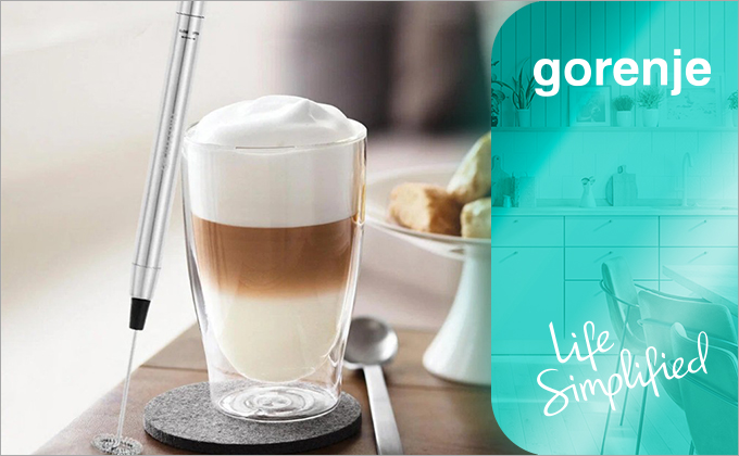 Как приготовить латте в кофемашине Gorenje?