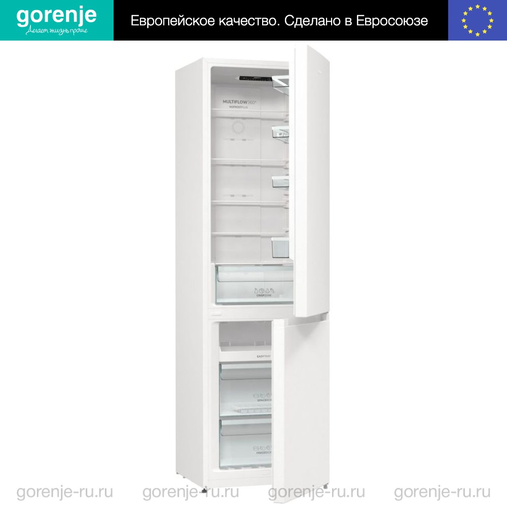Купить Отдельностоящий двухкамерный холодильник Gorenje NRK6201PW4