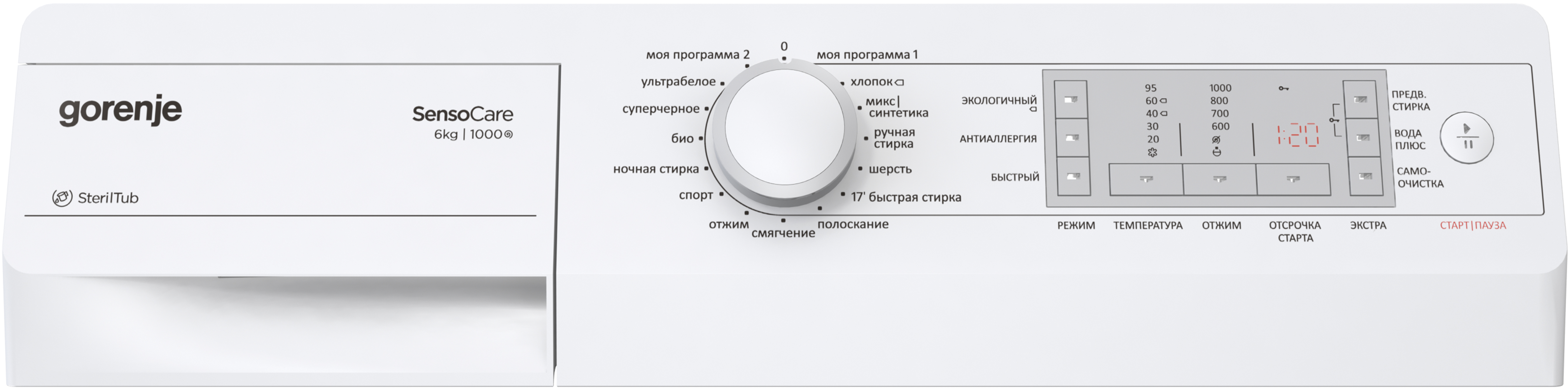 Стиральная машина с резервуаром для воды Gorenje W 64Z02/SRIV фото 3 Стиральная машина с резервуаром для воды Gorenje W 64Z02/SRIV preview 3