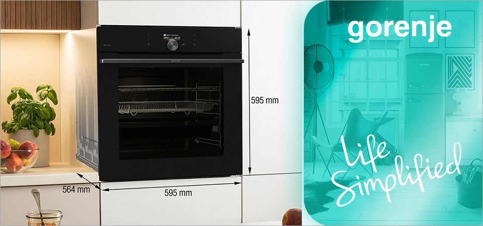 Духовой шкаф Gorenje BSA6138B в интерьере
