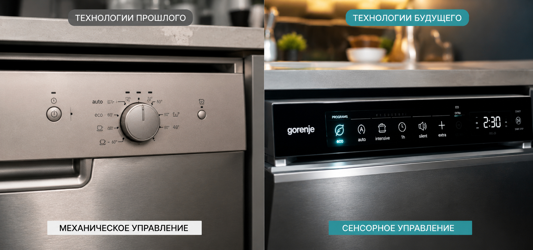 Современные технологии посудомоек Горенье