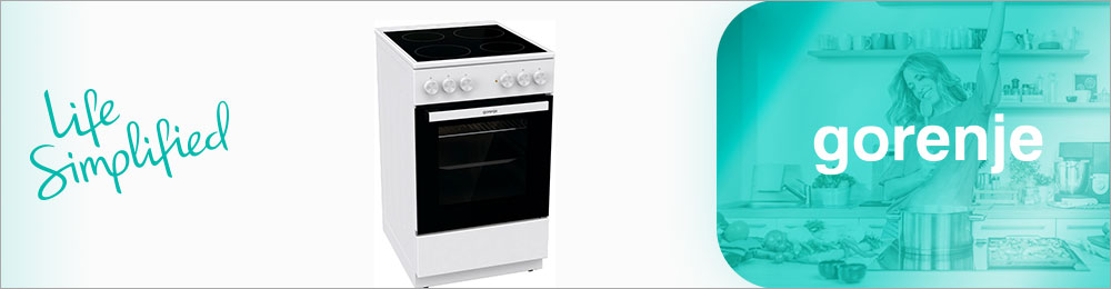 Плиты Gorenje без крышки на варочной поверхности