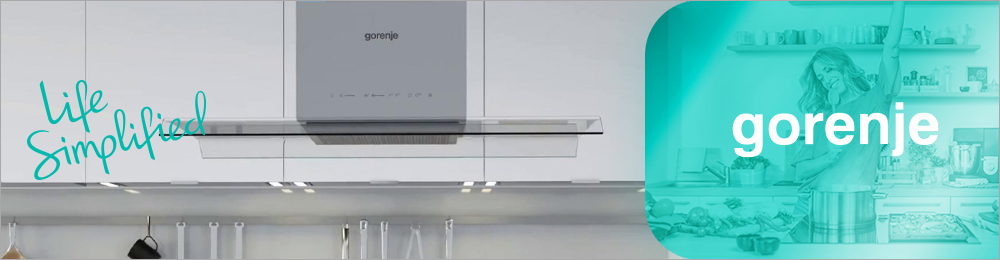 Вытяжки Gorenje с отводом воздуха или с рециркуляцией