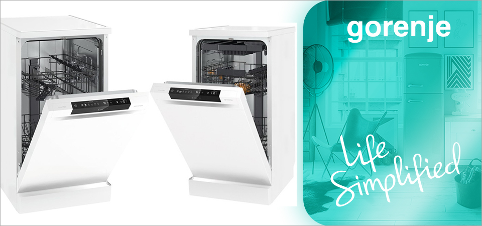 Узкие посудомоечные машины Gorenje SmartFlex: особенности и преимущества