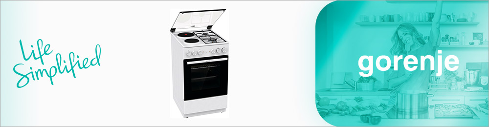 Плиты Gorenje с эмалированными решетками