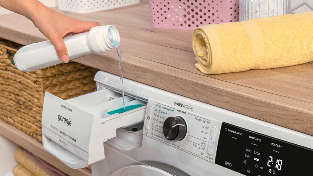 Стирка детского белья в стиральной машине Горенье