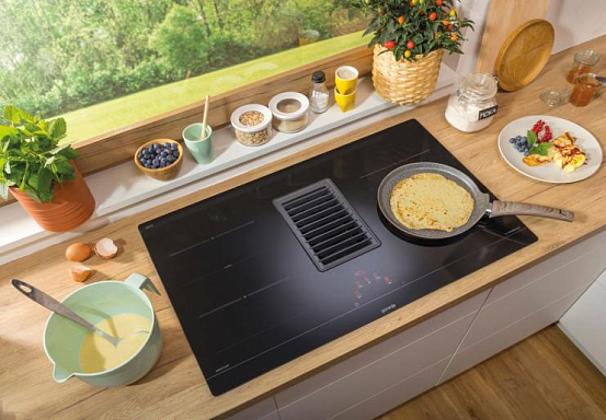 Независимая индукционная варочная панель с вытяжкой Gorenje HET949BSC preview 16
