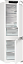 Встраиваемый двухкамерный холодильник Gorenje NRKI517E82WF