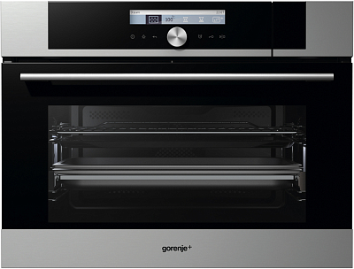 Компактный духовой шкаф с функцией пароварки Gorenje Plus GCS773X у ...