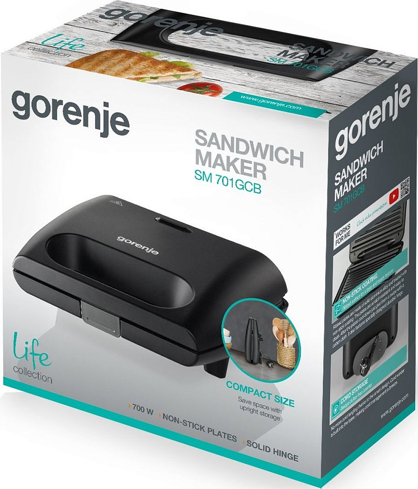 Мини гриль Gorenje SM701GCB preview 3