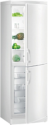 Отдельностоящий двухкамерный холодильник Gorenje RK 6355 W / 1