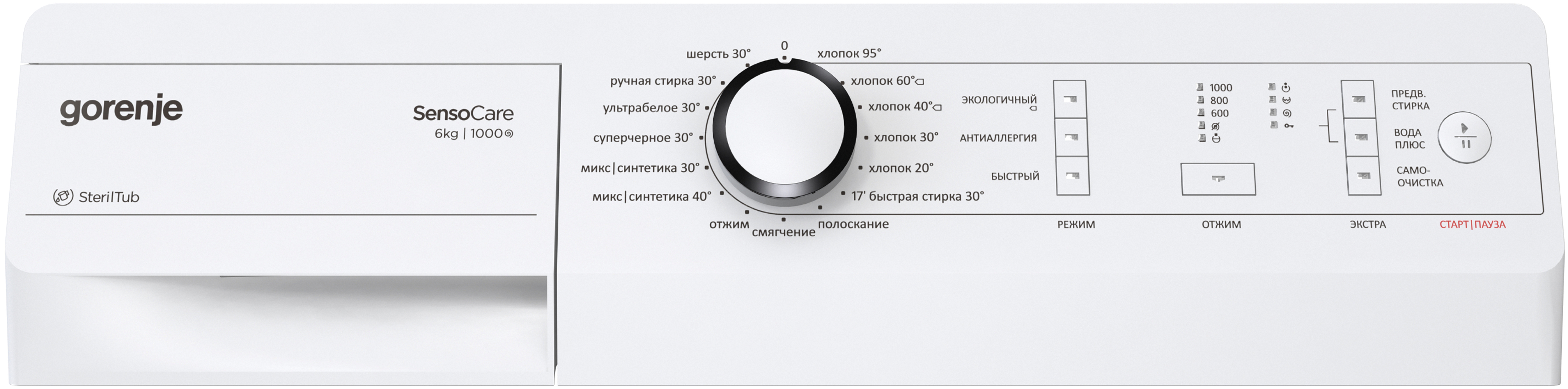 Узкая стиральная машина Gorenje W 62FZ02/S preview 2