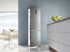 Отдельностоящий двухкамерный холодильник Gorenje NRK 6191 TX