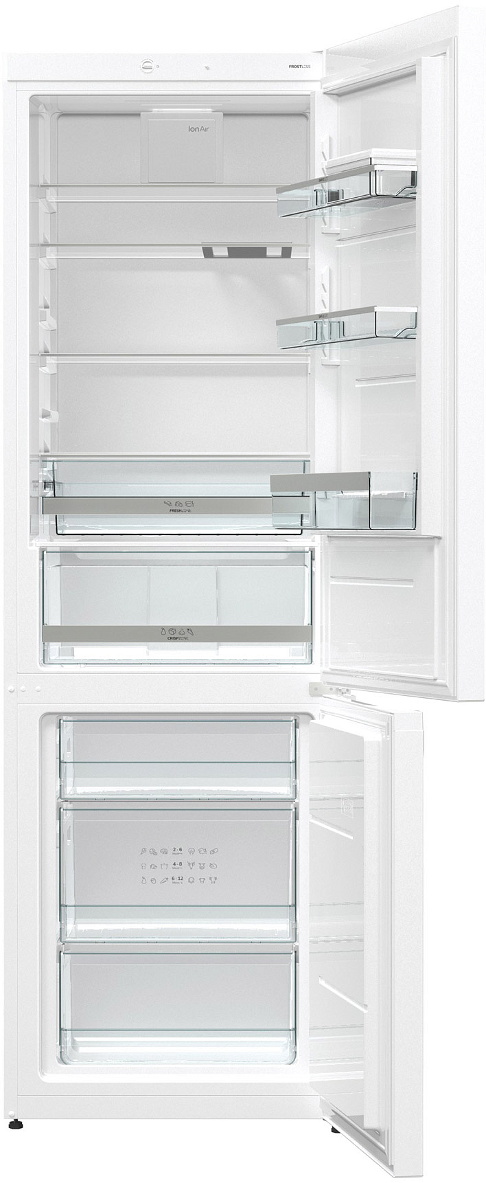 Отдельностоящий двухкамерный холодильник Gorenje RK611SYW4 preview 6