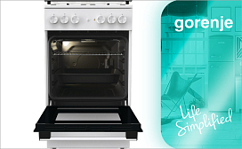 Как включить духовку в плите Gorenje