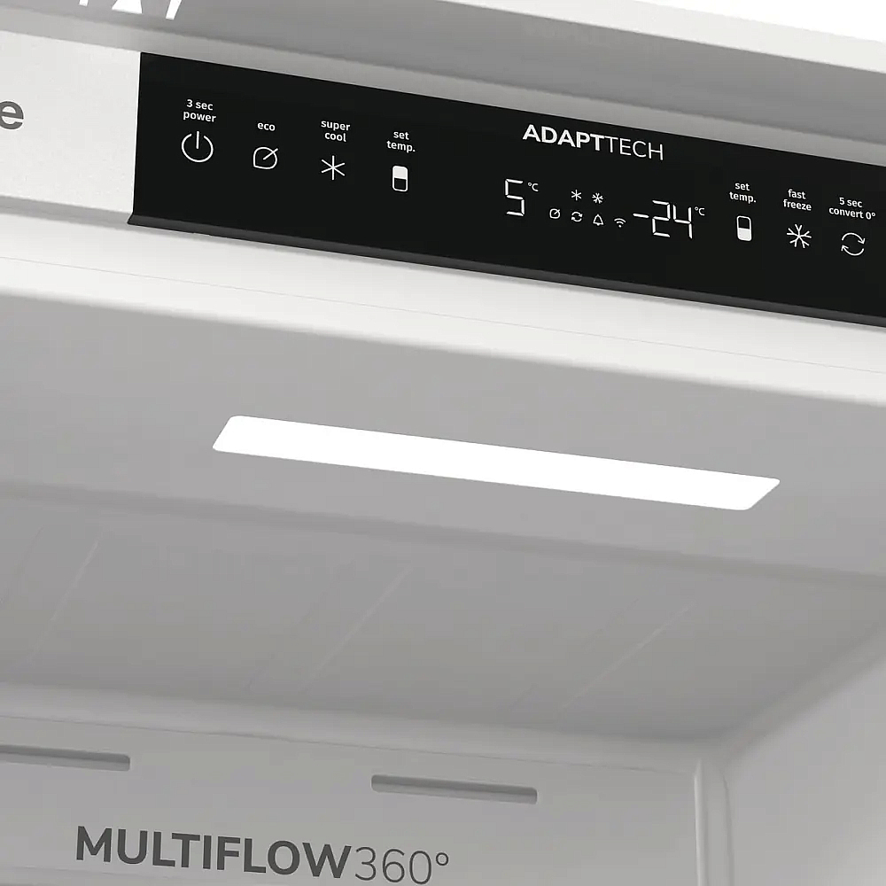 Встраиваемый двухкамерный холодильник Gorenje NRKI517162WF preview 3