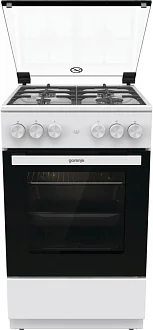 Газовая плита Gorenje GG5A12WF-B у официального дилера в Москве по цене 56000 руб. с официальной гарантией производителя, смотрите инструкции и отзывы на плиту Горенье GG5A12WF-B