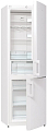 Отдельностоящий двухкамерный холодильник Gorenje NRK 6191 GHW