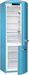 Отдельностоящий двухкамерный холодильник Gorenje ORK192BL