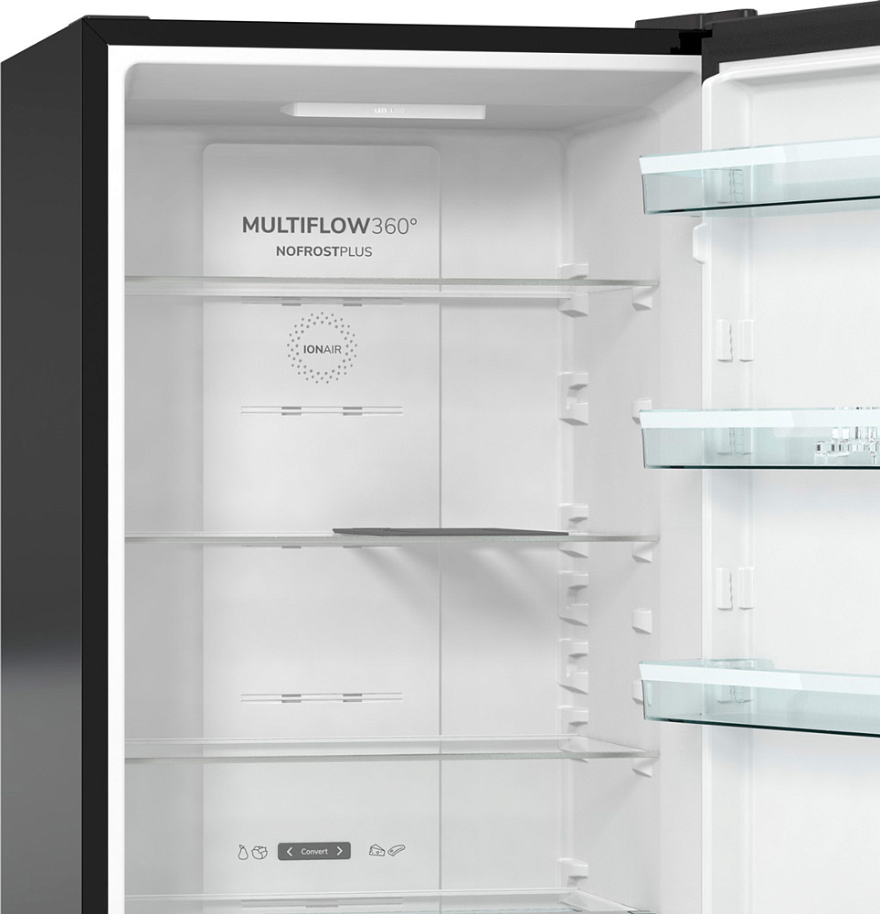 Отдельностоящий двухкамерный холодильник Gorenje NRK6201SYBK preview 12