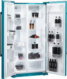 Отдельностоящий двухкамерный холодильник Gorenje NRS 85728 BL