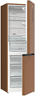 Отдельностоящий двухкамерный холодильник Gorenje NRK6192ACR4