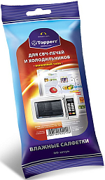 Влажные салфетки Topperr для СВЧ-печей и холодильников в мягкой упаковке 3620