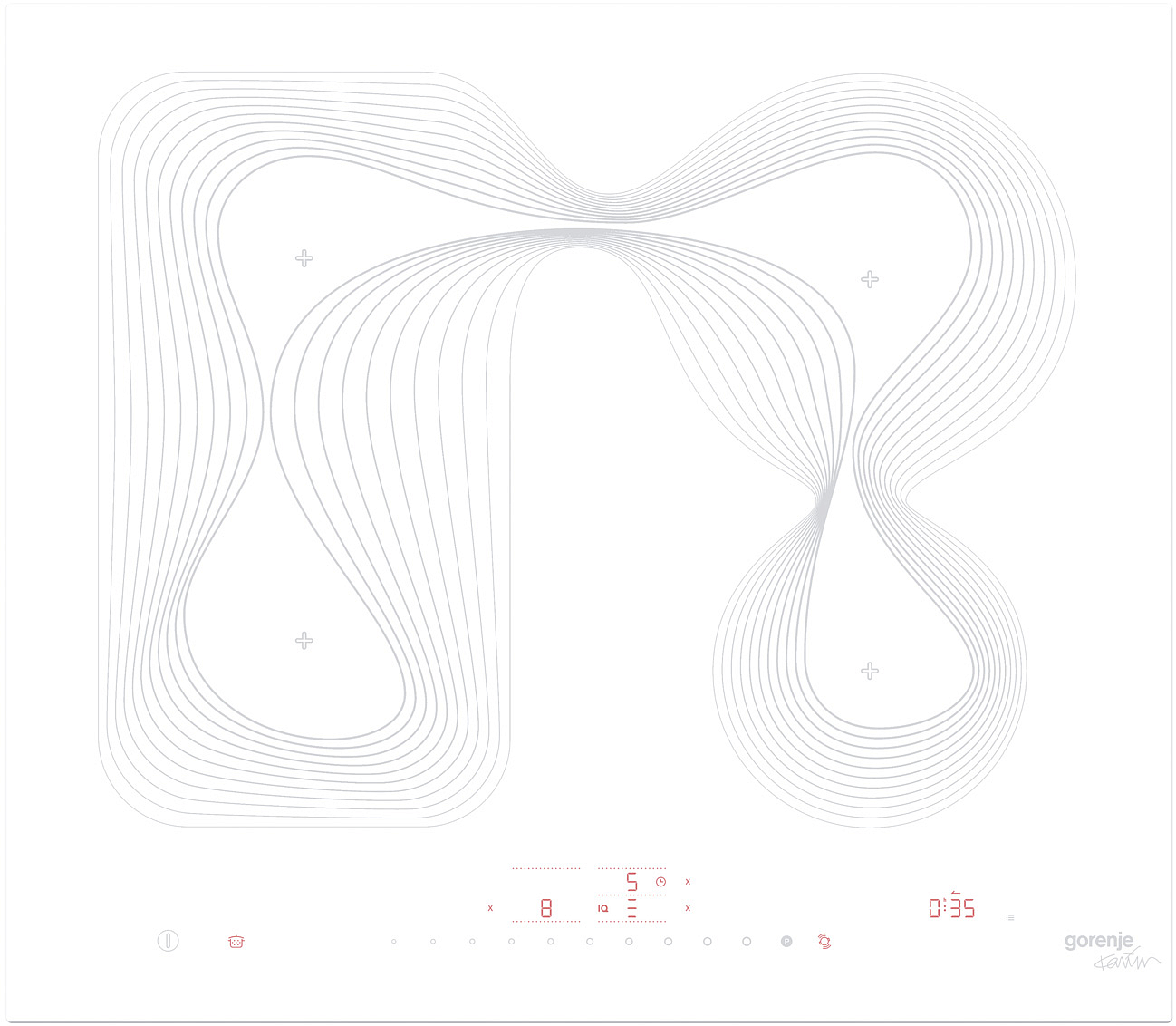 Независимая индукционная варочная панель Gorenje IS645KR preview 2