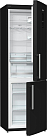 Отдельностоящий двухкамерный холодильник Gorenje NRK 6192 MBK