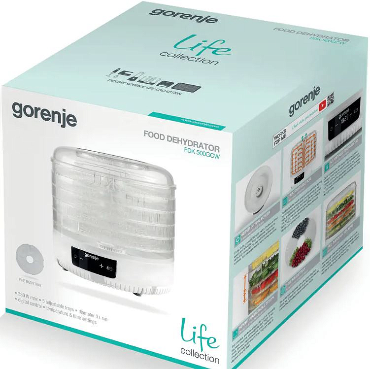 Сушка для овощей и фруктов Gorenje FDK500GCW preview 11