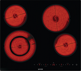 Независимая стеклокерамическая варочная панель Gorenje ECT642BCSCE