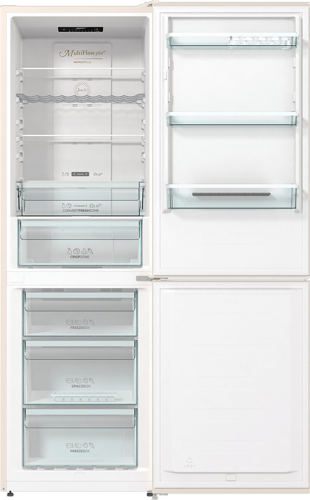 Отдельностоящий двухкамерный холодильник Gorenje NRK6192CLI preview 9