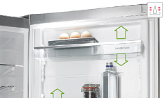 Отдельностоящий двухкамерный холодильник Gorenje NRK 6192 JC