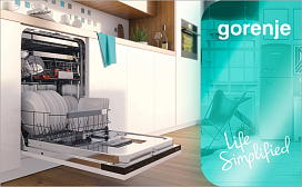Размеры посудомоечных машин Gorenje
