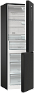 Отдельностоящий двухкамерный холодильник Gorenje NRK6192ABK4