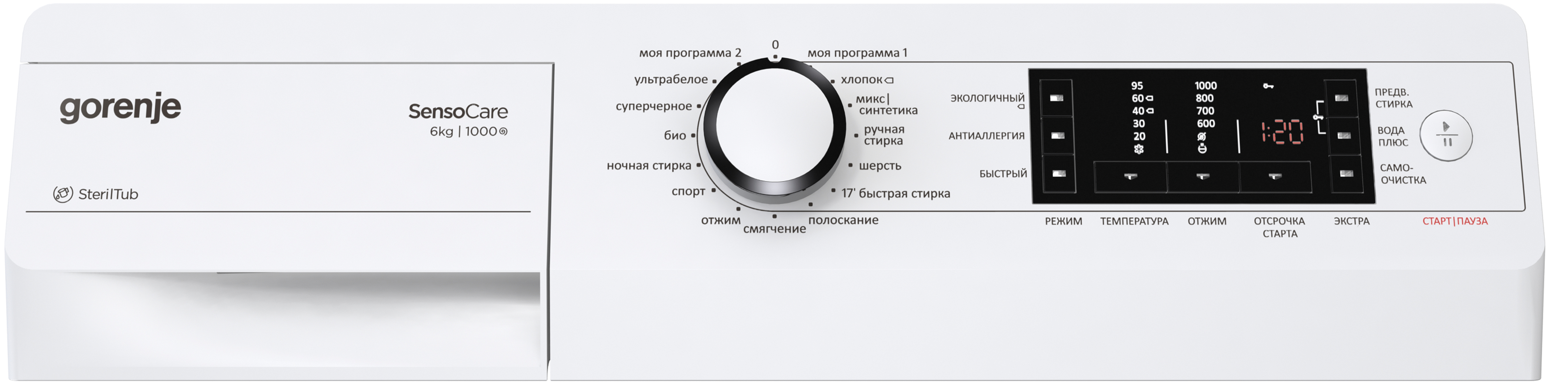 Узкая стиральная машина Gorenje W 65Z03/S1 preview 2
