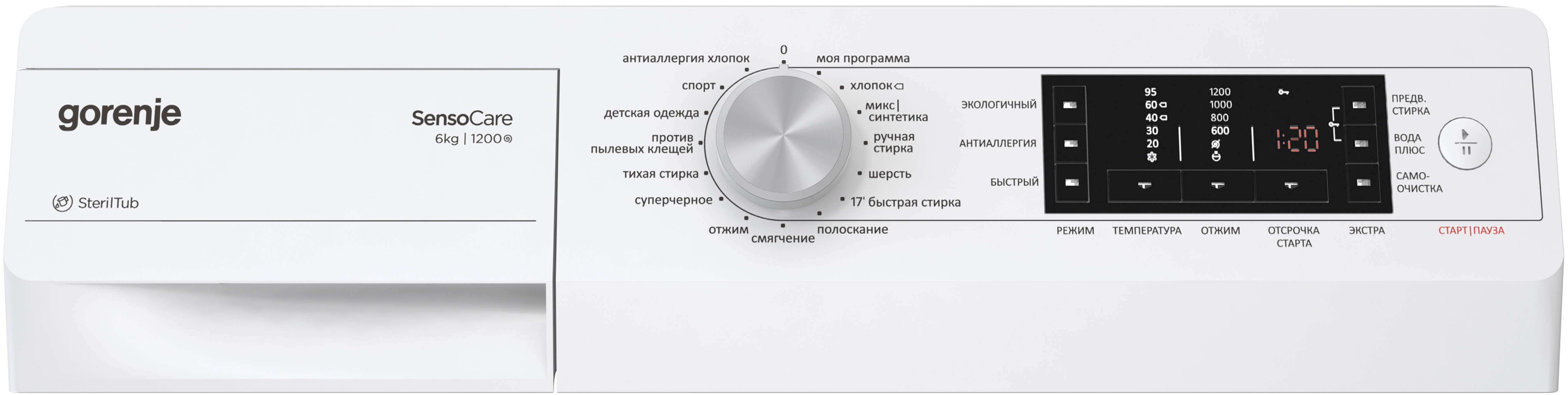 Узкая стиральная машина Gorenje W 65FZ23/S preview 2