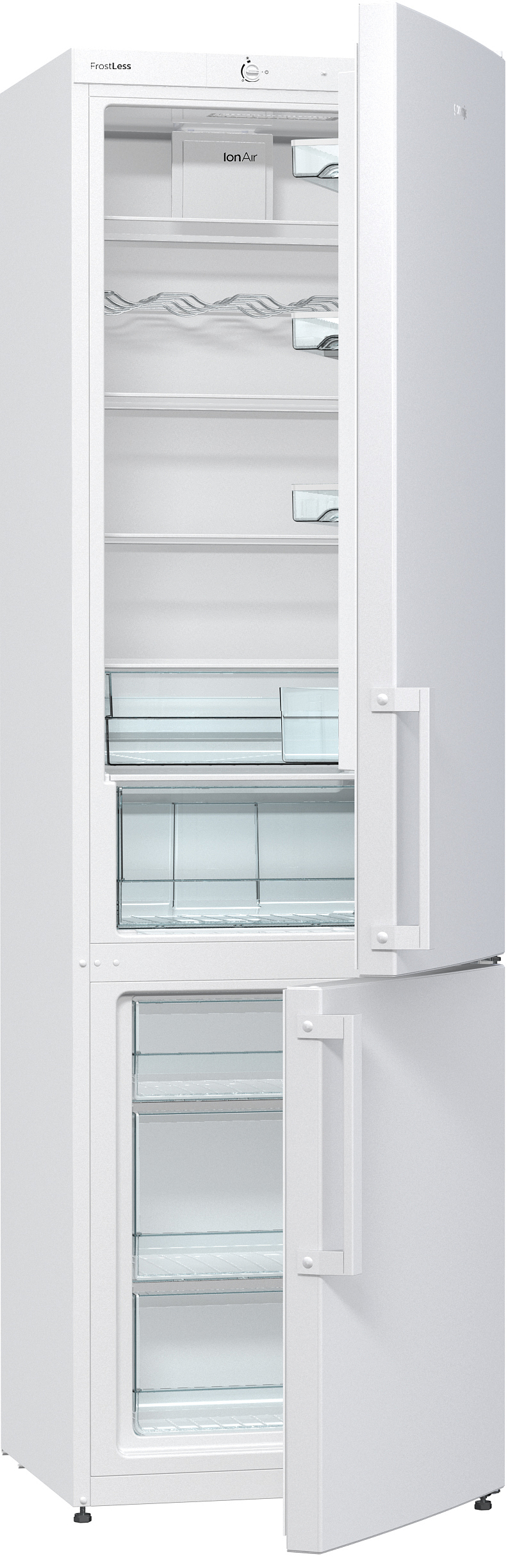 Отдельностоящий двухкамерный холодильник Gorenje RK 6201 FW preview 1