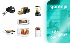Новая линейка Gorenje малой бытовой техники