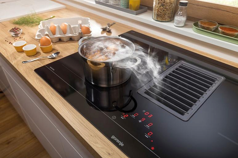 Независимая индукционная варочная панель с вытяжкой Gorenje HET949BSC preview 10