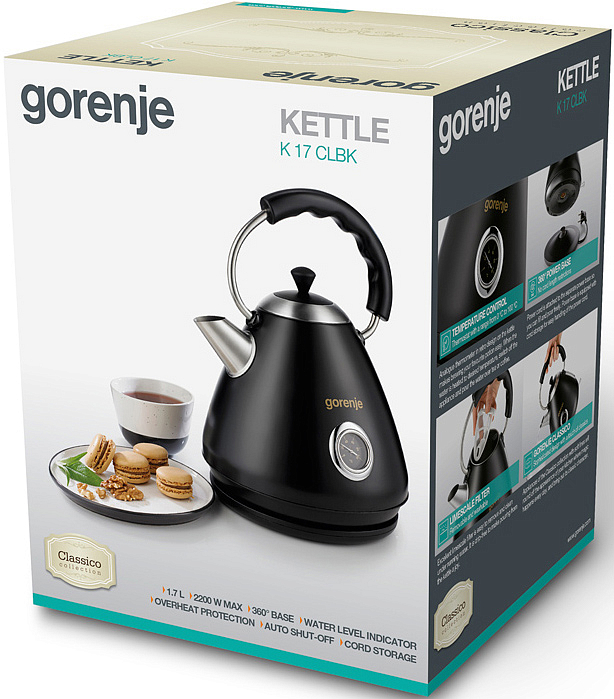 Чайник электрический Gorenje K17CLBK preview 4
