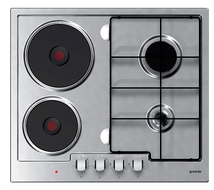 Независимая комбинированная варочная панель Gorenje K 6N2 BX preview 1