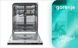 Узкие посудомоечные машины Gorenje SmartFlex: особенности и преимущества
