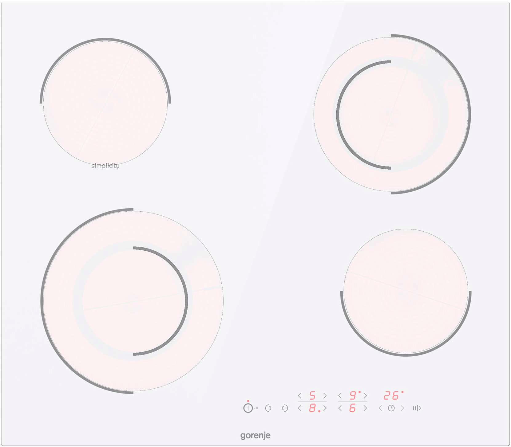 Независимая стеклокерамическая варочная панель Gorenje ECT644SY2W preview 3