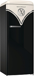 Отдельностоящий двухкамерный холодильник Gorenje OBRB615DBK