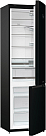 Отдельностоящий двухкамерный холодильник Gorenje NRK621SYB4