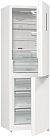 Отдельностоящий двухкамерный холодильник Gorenje NRK6192AW4