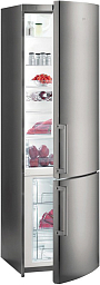 Отдельностоящий двухкамерный холодильник Gorenje NRK 6200 KX