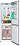 Отдельностоящий двухкамерный холодильник Gorenje NRK61814W4
