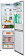 Отдельностоящий двухкамерный холодильник Gorenje NRK61814W4